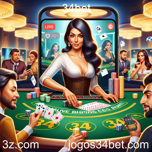 Experiência Imersiva no Cassino ao Vivo da 34bet